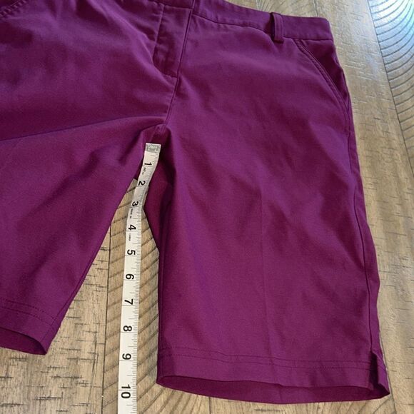 PUMA Purple Stretch Travel 🧳 Short 4 Pockets for your Gear ⚙️💄⛳️ 🎾 Ready 2 GO - Picture 8 of 17